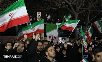 عزاداری هفتمین شب شهادت رهبر انقلاب در میدان دوم نازی آباد 3
