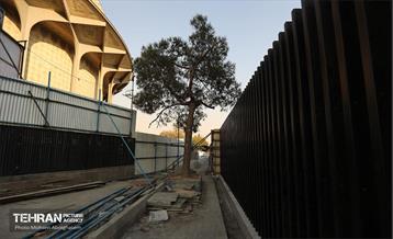 اینجا کارگاهه؛ محوطه سازی حریم تئاتر شهر 4