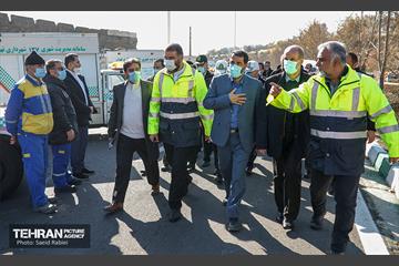 مانور سراسری برف روبی در منطقه 1 تهران 28