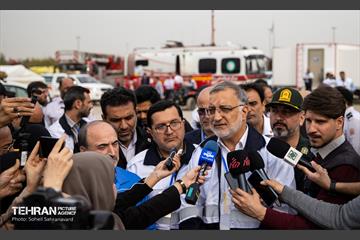 بازدید شهردار تهران از مانور تمرین اسکان اضطراری 2