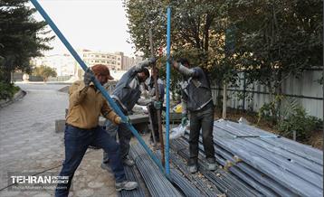 اینجا کارگاهه؛ محوطه سازی حریم تئاتر شهر 34