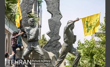 راهپیمایی نمادین روز قدس در میدان فلسطین 16