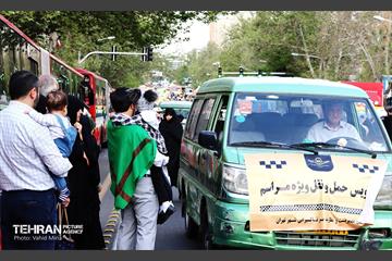 خدمت‌رسانی مواکب منطقه11 به نمازگزاران عید سعید فطر 24