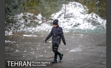 بارش نخستین برف پاییزی در تهران 25