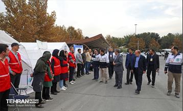 مانور تمرین اسکان اضطراری کلانشهر تهران 6