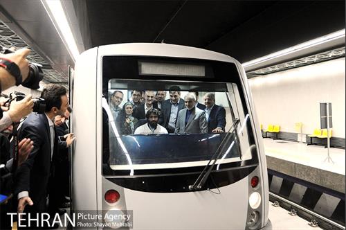 آیین بهره برداری از بخش شرقی خط 7 مترو تهران 17