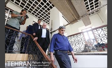 بازدید شهردار تهران از پروژه مرمت خانه اتحادیه در لاله زار 12