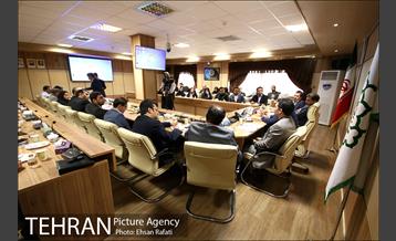 مراسم تکریم امین عارف نیا و معارفه محمد علی کریمی رییس مرکز ارتباطات و امور بین الملل شهرداری تهران 10