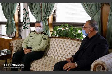 نشست شهردار تهران با فرمانده نیروی انتظامی 2