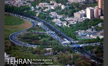 ترافیک شامگاهی خیابان های تهران 19