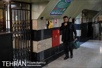 بازدید سخنگوی دولت از طرح استفاده اجباری ماسک در مترو 11
