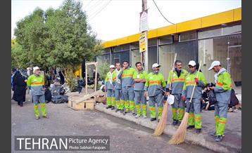 بازدید شهردار تهران از اسکان کارگران شهرداری در کربلا 1