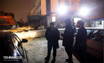 بازدید معاون خدمات شهری از سایت‌های برف‌روبی شهرداری تهران 1