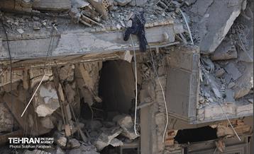 حمله موشکی رژیم صهیونیستی به یک ساختمان در محله شهرآرا 30