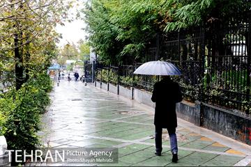 بارش باران پاییزی در تهران 20