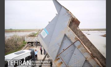 جلوگیری از ورود اب گرگان رود به شهر اق قلا 19