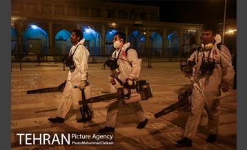 ضدعفونی بازارچه شهر ری و حرم عبدالعظیم حسنی (ع) 29