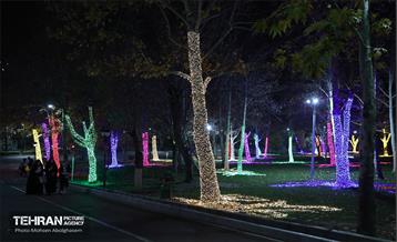 جشنواره «نور در یلدای ایرانی» در بوستان ملت 4