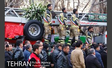 تشییع پیکر شهید آتش نشان سید احسان جامعی 26
