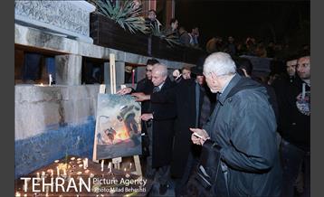 ادای احترام اهالی تئاتر به شهدای آتش نشان‎ 6