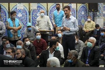 حضور شهردار تهران در مسجد ارشاد شهر ری 9