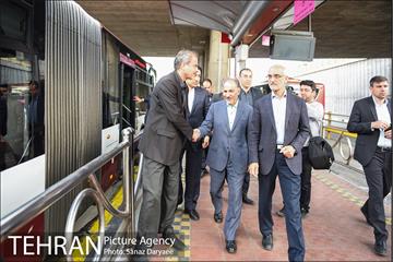 بازدید شهردار تهران از خطوط اتوبوسرانی  14