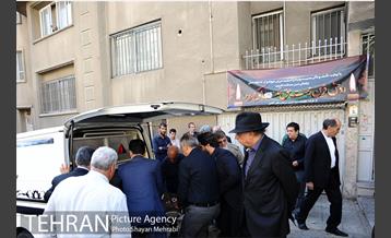 مراسم تشییع رضا مرعشی 1