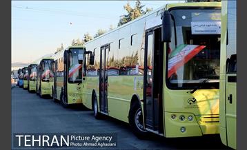 بهره برداری از ۲۴ دستگاه اتوبوس جدید در ناوگان حمل و نقل عمومی تهران 22