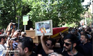 مراسم تشییع و خاکسپاری حمیدرضا درجاتی 8