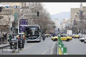 بهره‌برداری از اتوبوس های برقی شهر تهران 55