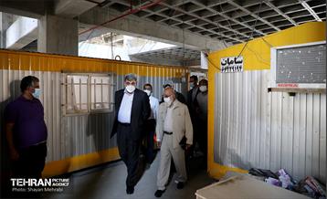 بازدید پیروز حناچی و مهدی چمران از پروژه خانه شهر(بلدیه قدیم) 29