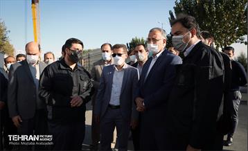 بازدید شهردار تهران از پروژه های خاکریزآب 2