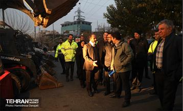 مانور برف روبی شهرداری منطقه 6 3