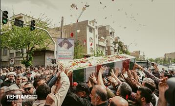 تشییع پیکر مطهر شهید محمد حسن زارعی در منطقه ۸ 1