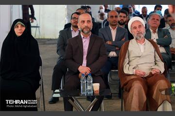 آیین کلنگ زنی ساخت سومین کلانتری منطقه هشت