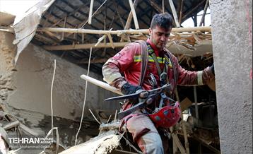 گل روبی و عملیات جست و جوی مفقودین سیل منطقه کن