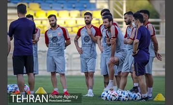 تمرین تیم فوتبال پرسپولیس تهران 3