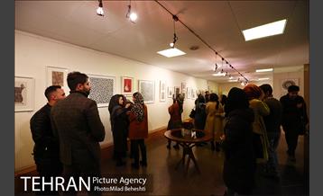 نمایشگاه گروهی نقاشی خط دو رکعت گریستن در آستین آسمان 1