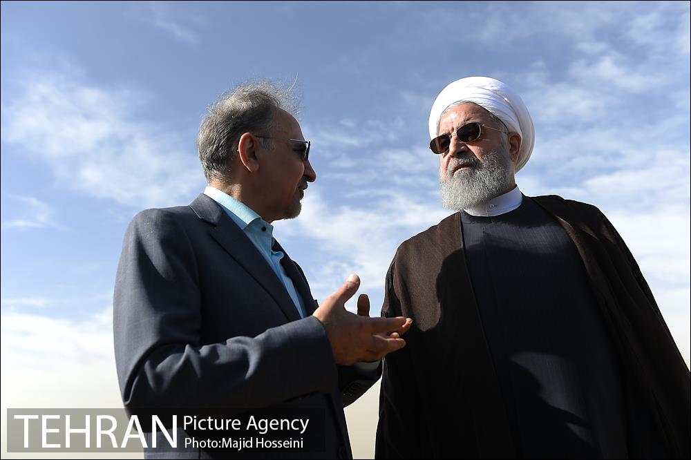 افتتاح پروژه1200 هکتاری کمربند سبز شهر تهران با حضور دکتر روحانی 16