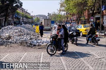 پروژه سنگ فرش میدان بهارستان  25