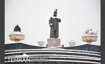 روز برفی تهران در بوستان ملت 7