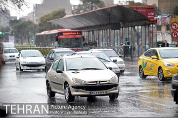بارش باران بهاری در تهران 5