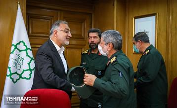 دیدار فرمانده سپاه محمد رسول الله (ص) با شهردار تهران 28