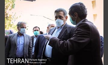 مراسم رونمایی از اتوبوس تمام برقی تولید داخل 20