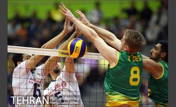 دیدار تیم های ملی والیبال ایران و استرالیا 12