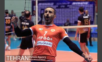 دیدار تیم های والیبال سایپا و شهرداری ورامین 4