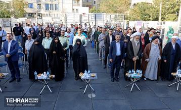 آیین نامگذاری‌ کوچه به نام شهید سالک در منطقه ۱۷