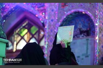 احیای شب بیست‌ویکم ماه رمضان امامزاده پنج تن لویزان 19