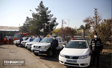 مانور برف روبی شهرداری منطقه 20