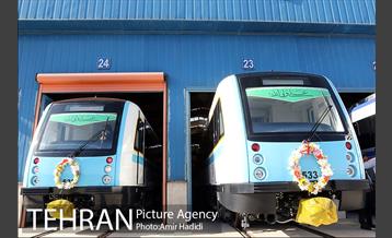 آیین بهره برداری از 58 دستگاه واگن مترو تهران 1